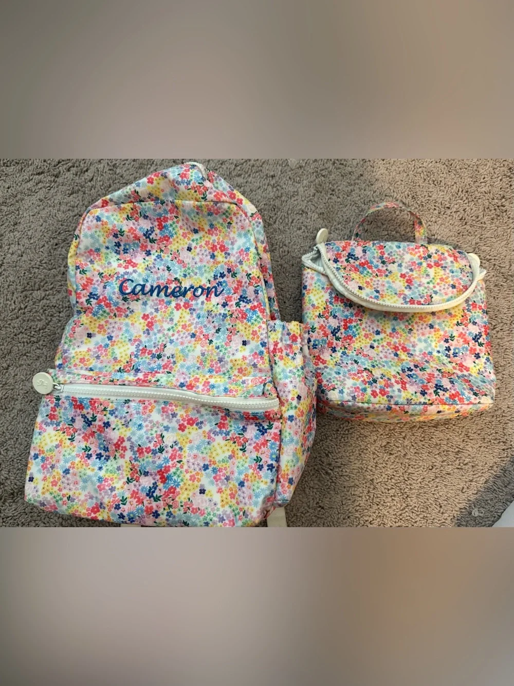 Trvl “Cameron” backpack and lunchbox